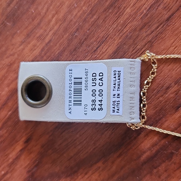 Amthropologie Safety Pin Necklace - Picture 3 of 4